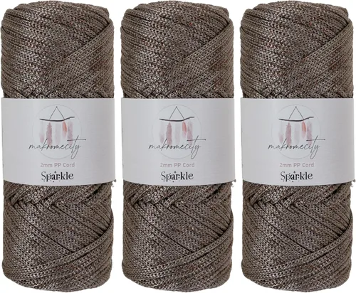 Vista 45 de Makromecity, Cordón de macramé de poliéster de 2 mm x 38 metros (125 yardas) 2 mm de polipropileno, cordón de macramé para crochet, bolsa