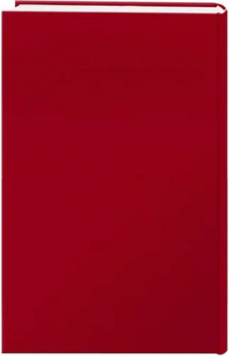 Vista 4 de Álbum de fotos con cubierta de marco de tela, 300 bolsillos para fotos de 4 x 6, color rojo manzana
