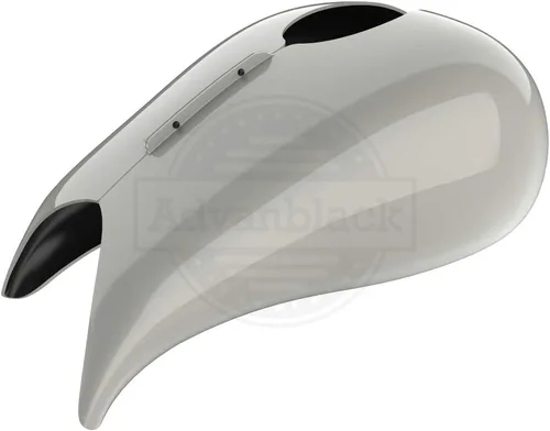 Vista 101 de Cubierta de tanque de combustible estirada para motocicleta Harley, cubiertas de tanque de 1 galón, protectores de combustible. Compatible