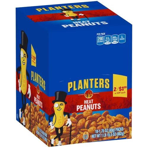Vista 9 de Planters Heat Peanuts, 1.75 onzas (paquete de 18)
