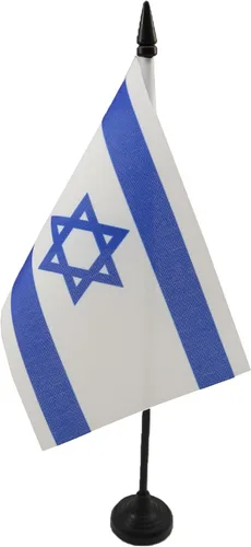 Vista 124 de AZ FLAG Aland Table Flag 4x6 in 100D Polyester Plastic Base Indoor use Finnish 15x10 cm desk flag stitched finish with reinforced edges with