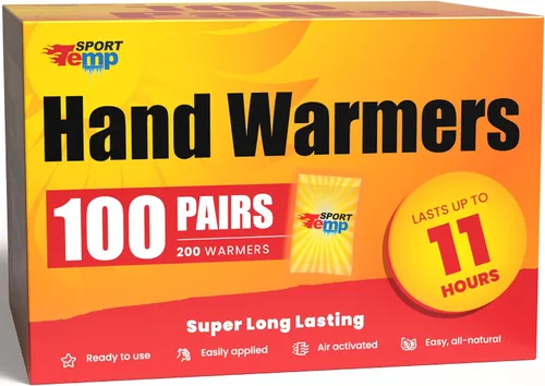 Vista 8 de Hand Warmers - Up to 11 Hours of Heat, Super Long Lasting - Easy, All Natural - Air Activated, for Body, Hands & Toes - Odorless Hot Hand Warmer