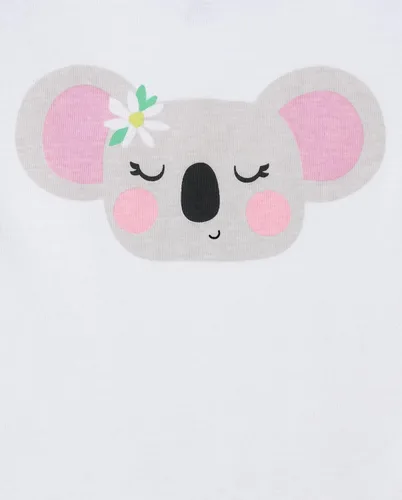 Vista 4 de The Children's Place Conjunto de pijama de 2 piezas con camiseta de manga larga y pantalones para bebés y niñas pequeñas Paquete de 2 Koala/Unicornio