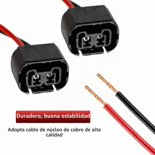 Vista 5 de Saihisday 5202 PS24W H16 Cable hembra Pigtail Dos Arnés de luz antiniebla Conector Enchufe (PS24W 5202 H16)
