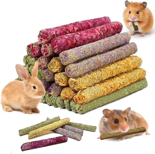 Vista 10 de Jorewood Palitos masticables de madera de manzana natural de 1 libra (16 onzas) para conejos, hámsters, chinchillas, juguete para moler dientes