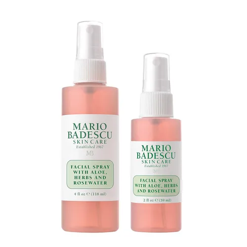 Vista 15 de Mario Badescu Espray facial con aloe, hierbas y agua de rosas para todo tipo de piel, bruma facial que hidrata, rejuvenece y aclara