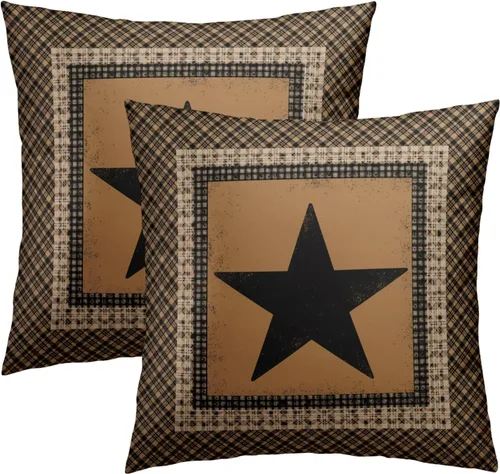 Vista 78 de Fundas de almohada de brújula de ancla, fundas de almohada náuticas para exteriores, fundas de cojín decorativas de rayas azules y blancas, fundas