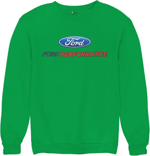 Vista 12 de Tee Hunt Ford Performance Sudadera con cuello redondo Ford Mustang GT ST Racing Negro