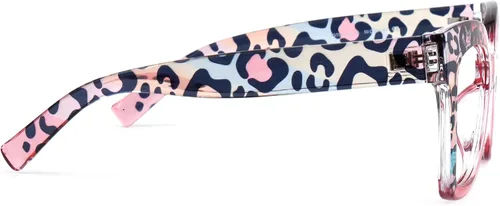 Vista 47 de Zeelool Gafas de luz azul para mujer de moda de tira cuadrada de moda gafas de computadora gafas antifatiga ocular Malcolm JGA000269-22B