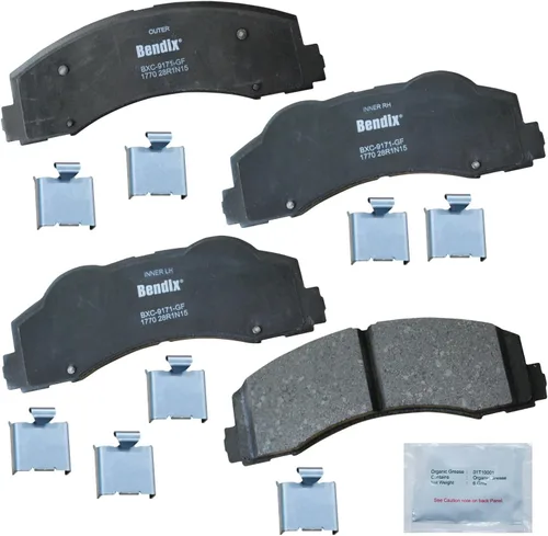 Vista 80 de Bendix - Pastillas de freno Priority1 CFM149 para Blue Bird TC1000, Chevrolet C30, Pickup, C35, C3500HD, G30, Van, K30, P30, R30, R3500, V30, V3500