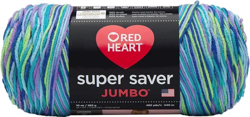 Vista 89 de Red Heart Super Saver Jumbo Ovillo de lana, Amatista