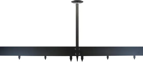 Vista 8 de Borde de metal de grado profesional que proporciona un borde limpio entre tu césped, mantillo, jardín o cama de flores, fácil de instalar, 4