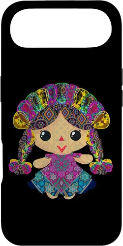 Vista 26 de iPhone 15 muñeca mexicana, maria, mazahua arte huichol, lele, caso