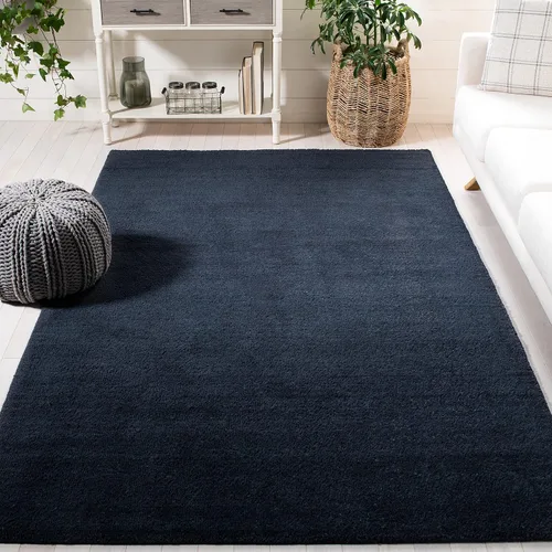 Vista 30 de SAFAVIEH Himalaya Collection - Alfombra decorativa, 2 x 3 pies, color azul, lana hecha a mano, ideal para zonas de alto tráfico en entrada, sala