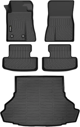 Vista 122 de Tapetes de piso para todo clima y forro de carga con respaldo para Chevrolet Suburban de 7 asientos 2021-2025 / GMC Yukon XL de 7 asientos