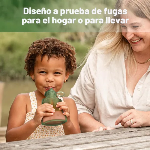 Vista 5 de haakaa Yummy Pouch - Bolsa reutilizable para alimentos para bebés, 4 onzas Verde