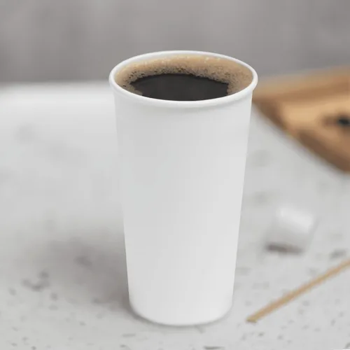 Vista 27 de Karat Taza de papel para café expreso de 4 oz, 1000 unidades, taza desechable para enjuague bucal, para bebidas calientes y frías, blanca (C-K504W)