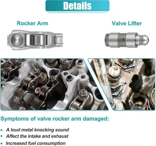 Vista 4 de X AUTOHAUX Kit de brazo basculante y elevador de válvula, 12 piezas de motor de 3.6 L para ChrysIer 200 300 para Dodge Challenger Charger Durango