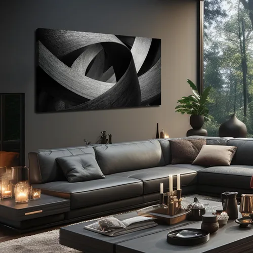 Vista 12 de JuhaiArt Arte de pared de árbol de rosa blanca para dormitorio, decoración de pared negra, cuadro floral para dormitorio y oficina, 20 x 40 pulgadas