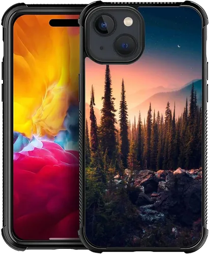 Vista 180 de Compatible con funda para iPhone 6 Plus/6s Plus,Bite Your Teeth Diseño de patrón asombroso, funda trasera dura de PC anti-arañazos y a prueba