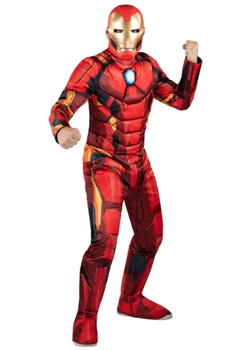 Vista 2 de Disfraz de Iron Man de Marvel para Hombre Multicolor