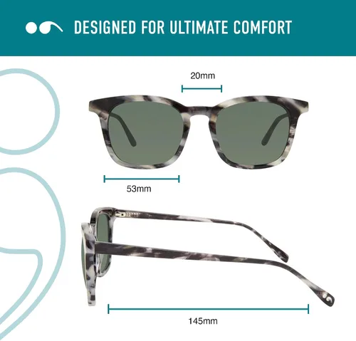 Vista 5 de Scojo New York Gafas de lectura ALLEN SUN Hecho a mano de acetato premium