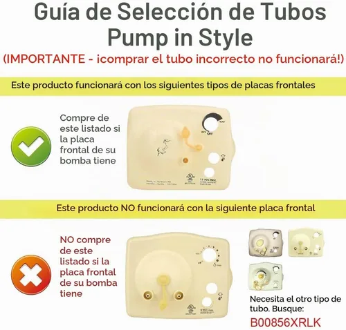 Vista 5 de Maymom Tubos para extractores de leche Medela Lactina, Symphony y Pump in