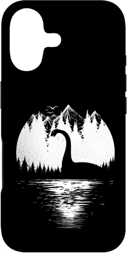 Vista 32 de Loch Ness Monster for Kids Men Women! Nessie Lake Mountains Case for iPhone 16