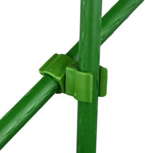 Vista 3 de 50 clips de conector de plantas enrejado de jardín para jaula de tomate Clips universales