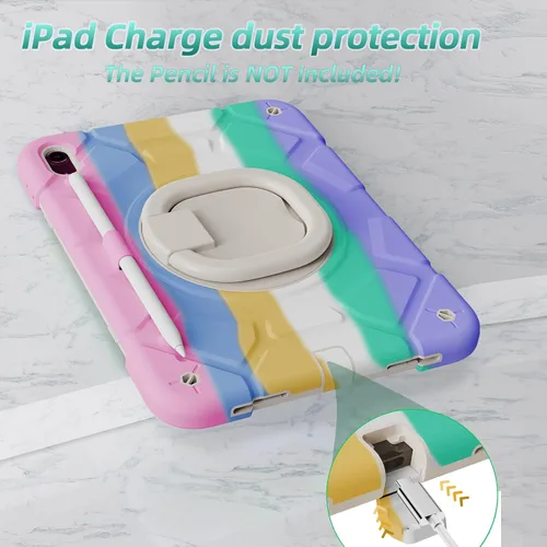 Vista 7 de Funda para iPad (A16) de 11ª generación de 11 pulgadas (2025), iPad de 10.9 pulgadas (2022), con [protector de pantalla de vidrio templado]