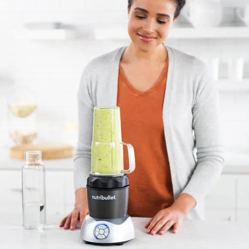 Vista 6 de NutriBullet Select 2.0 licuadora personal de 1000 vatios Gris