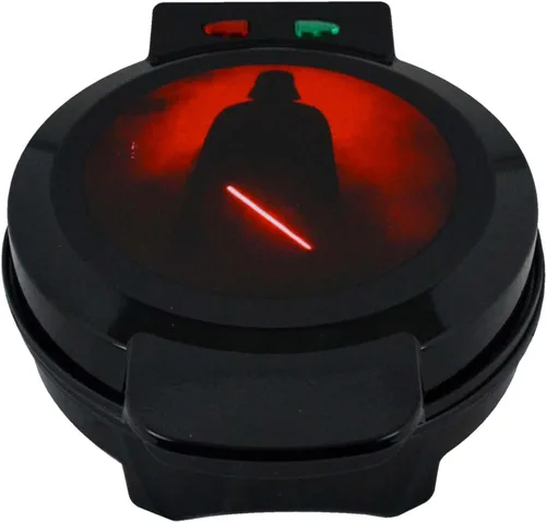 Vista 6 de Uncanny Brands Máquina para hacer gofres Darth Vader - The Sith Lord On Your Waffles- Plancha para gofres
