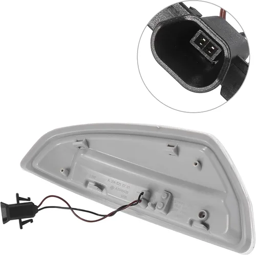 Vista 5 de X AUTOHAUX Ajuste para Mercedes Benz W204 Clase C C250 C300 C350 C63 Izquierdo Del Conductor Puerta Del Lado Del Ala Espejo Indicador De Señal De