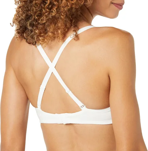 Vista 4 de Tienda Essentials Sujetador de algodón Demi Cup para mujer, paquete de 2