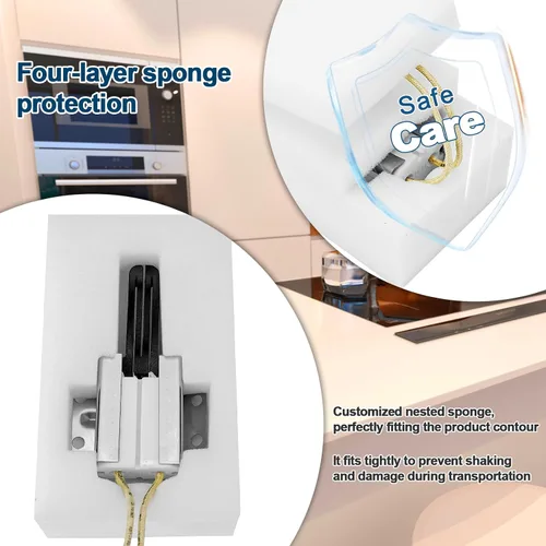 Vista 3 de Cenipar WB13X25500 Encendedor de horno de gas 4369880 compatible con quemador de horno GE Range Ignitor JGB660SEJ4SS JGB700SEJ4SS PGB911SEJ2SS