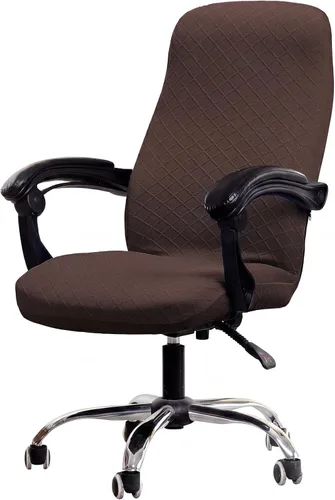Vista 11 de WOMACO Fundas para Silla de Oficina Estampadas, Funda Elástica para Silla de Computadora Funda Universal para Silla de Jefe Estilo Simplismo Moderno