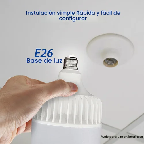 Vista 7 de Bombilla LED, 5000 lúmenes, equivalente a 36 W, luz diurna de 5000 K, base E26, 50,000 horas de vida útil, no regulable, solo