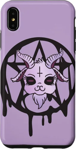 Vista 11 de Anime Aesthetic Baphomet Pentagram Pastel Goth Case for iPhone 17