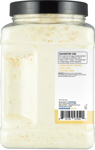 Vista 4 de Nutricost Pantry Organic Egg White Protein Powder (1 LB) Sin gluten