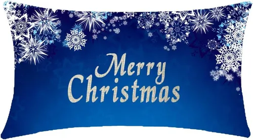 Vista 8 de ITFRO Juego de 2 fundas de almohada de algodón y lino, decoración de Navidad, decoración de pinos, árboles de pino, plantas del bosque, funda
