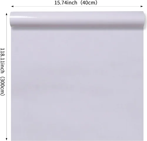 Vista 5 de Papel de contacto transparente, hoja protectora de pared de plástico, papel adhesivo transparente para despegar y pegar, protector de cubierta
