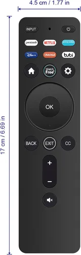 Vista 3 de Paquete de 2 unidades XRT260 de repuesto universal IR remoto compatible con todos los televisores VIZIO Smart TV Smartcast Series P-Series V-Series