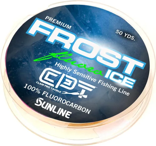 Vista 2 de CLAM CPT Frost Fluorocarbon Ice Fishing Line