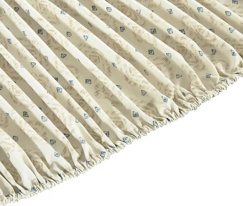 Vista 8 de Chezmoi Collection Juego de sábanas geométricas Lodge de 3 piezas tamaño Twin - Multicolor azul con estampado de diamante, microfibra cepillada