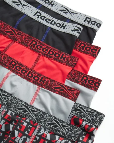Vista 2 de Reebok Ropa interior para niño - Calzoncillos tipo bóxer Performance (paquete de 8)