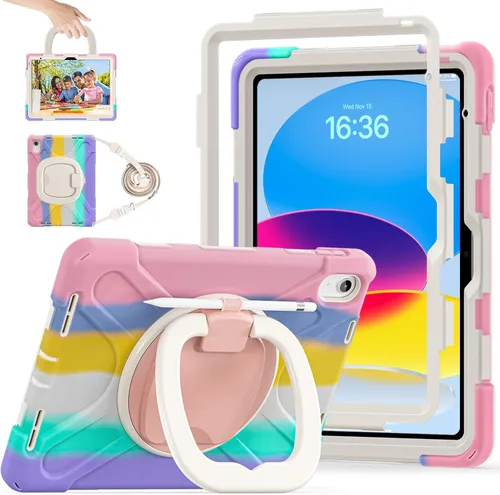 Vista 22 de Funda para iPad de 11ª Generación 11" (A16) 2025, iPad de 10ª Generación 10.9" 2022, Funda a Prueba de Golpes para Niños con Protector de Pantalla