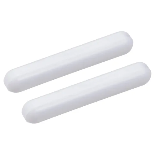 Vista 9 de MECCANIXITY Barra de agitador magnético, barra de agitación, 0.197 in, forma de cilindro, revestimiento de PTFE, imán blanco para laboratorio