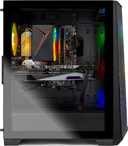 Vista 3 de Skytech Gaming Skytech Chronos Gaming PC de sobremesa – Intel Core i5 12600K 3.7 GHz, NVIDIA RTX 3080, 1TB NVME SSD, 16GB DDR4 RAM 3200, 850W Gold