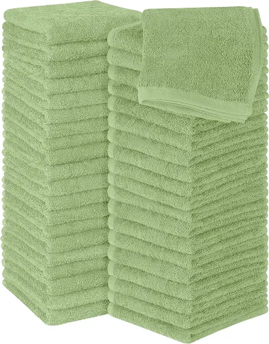Vista 21 de Utopia Towels Juego de 12 paños de algodón – 100% algodón hilado en anillo, paños de franela de alta calidad, altamente absorbentes y suaves al