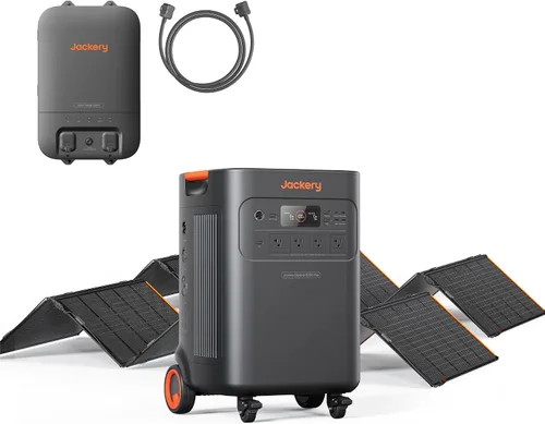 Vista 16 de Jackery Generador solar 5000 Plus y paneles de 2x200W, 5040Wh, salida de CA